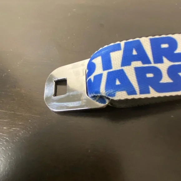Star Wars white blue silver Buckle Down belt - Picture 10 of 12